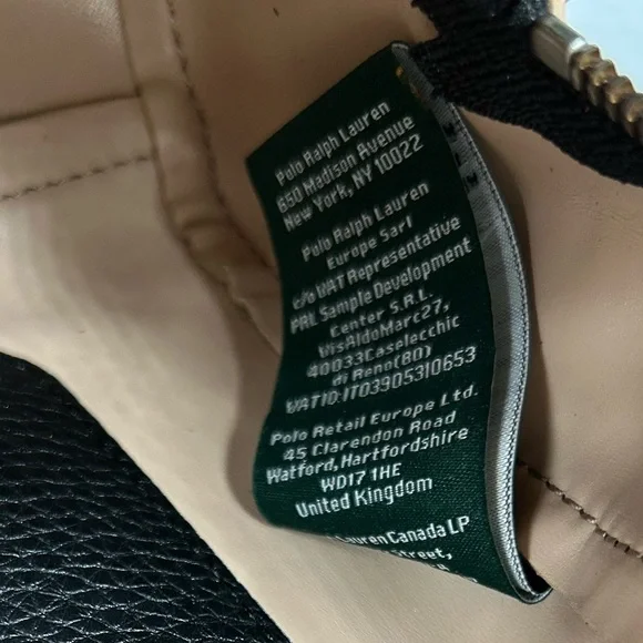 Lauren Ralph Lauren Black Mini Satchel - Rare Sample Development Piece - Picture 10 of 10